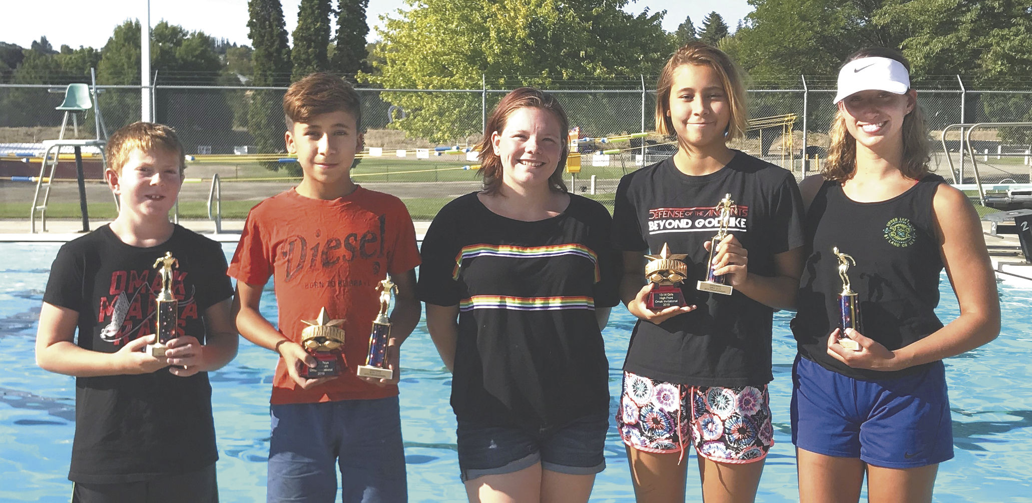 Omak championship swimmers